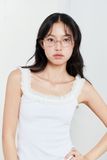 Áo dây phối ren - Trắng - T0961