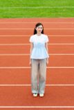 Quần Jeans wash ống rộng - Xanh nhạt wash vàng - Q0366