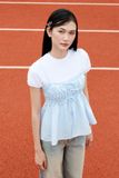 Áo bút bi xanh - Xanh biển - T0963