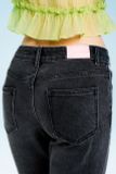 Quần Jean ống loe cạp lỡ - Xám wash - Q0369