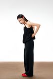 Quần xếp ly ống suông - Q0372