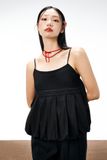 Áo dây kiểu bí - Đen - T0985