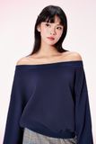 Áo nỉ lệch vai - T0996