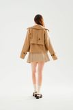 Trench coat dáng lửng - Beige - T1012
