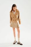 Trench coat dáng lửng - Beige - T1012