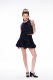 Chân váy tweed dáng bí - Xanh đen - S0254