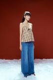 Quần Jeans ống rộng - Xanh đậm - Q0268