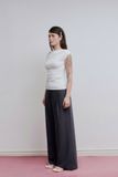 Áo thun tay ngắn lệch vai - Trắng - T1052