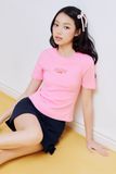 Chân váy thun xẻ sườn - Xanh đen - S0273