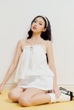 Áo kiểu hai dây cột nơ - T1068