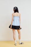 Áo kiểu hai dây cột nơ - T1068