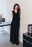 Áo gi lê dáng Tailored - Đen - T1087