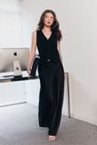 Áo gi lê dáng Tailored - Đen - T1087