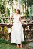 Chân váy midi diễu ly - Trắng - S0281
