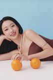 Áo ống rút nhún - Nâu - T1100