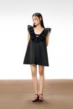 Đầm ngắn phối bèo - D0276
