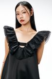 Đầm ngắn phối bèo - D0276