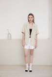 Áo vest tay ngắn - Beige - T0780