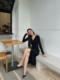 Đầm thun ôm dáng dài - D0184