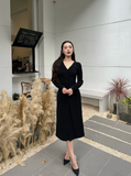 Đầm thun ôm dáng dài - D0184