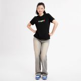 Quần Jean Wash ống suông - Xanh nhạt wash vàng - Q0326