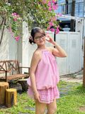 Đầm bí cổ yếm - D0591