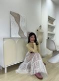 Lucky Jelly Skirt - Trắng - S0230