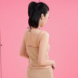 Chân váy midi viền ren - S0185