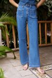 Quần jeans ống đứng 4 túi - Q0109