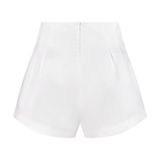 Quần ngắn lưng cao vải taffeta - Q0334
