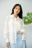 Áo sơmi dáng rộng vải mềm - T0718