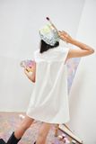 Đầm sơ mi độn vai - D0058