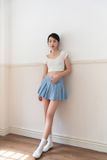  Áo crop top tay ngắn vải thun - T0686 