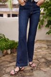 Quần jeans loe xẻ lai - Q0046