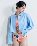 Áo somi dáng ngắn - T0657