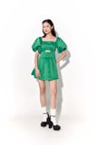Đầm ngắn cut out tay phồng - D0449