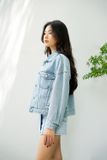  Áo khoác denim lửng dáng rộng - T0727 