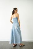 Áo ống vải jeans đắp túi - T0708