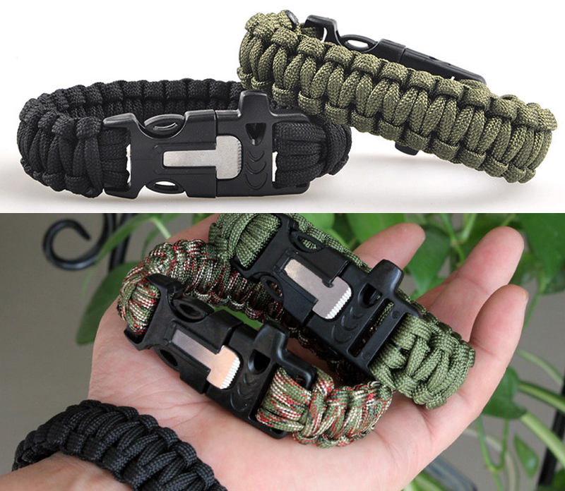 Vòng tay sinh tồn Dây Paracord - P1645