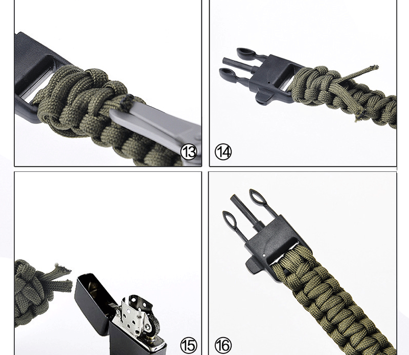 Vòng tay sinh tồn Dây Paracord - P1645
