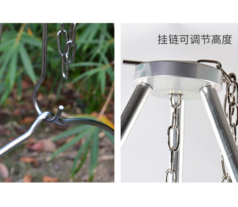 Tripod treo nồi, chảo nấu ăn dã ngoại - P1651
