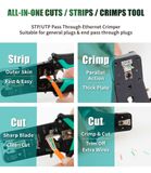 Kềm bấm mạng xuyên thấu Pro'skit CP-376AR (CAT5/6/7)
