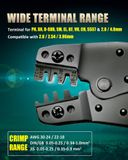 Kềm bấm Cos molex, dupont, JST Pro'skit CP-751A