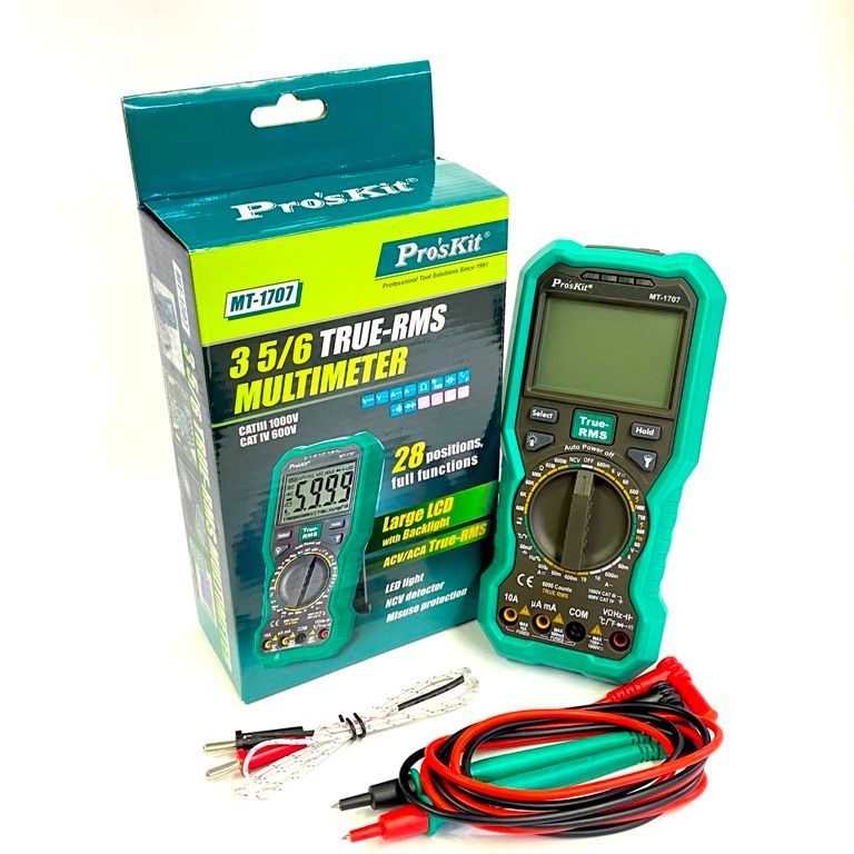 Đồng hồ đo Pro'skit MT-1707 AC True RMS