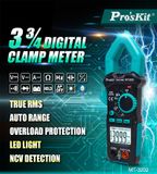 Ampe kẹp dòng AC Pro'skit MT-3202 (True RMS)
