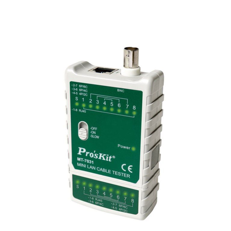 Đồng hồ kiểm tra cáp mạng Pro'skit MT-7031