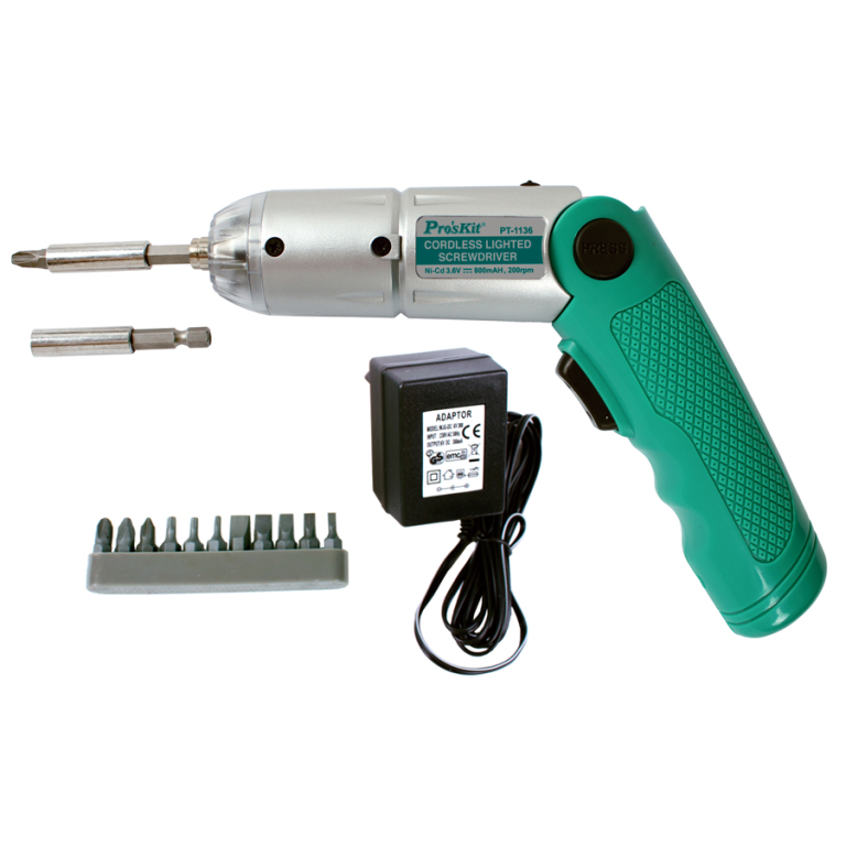 Vít vặn dùng pin Pro'skit PT-1136F