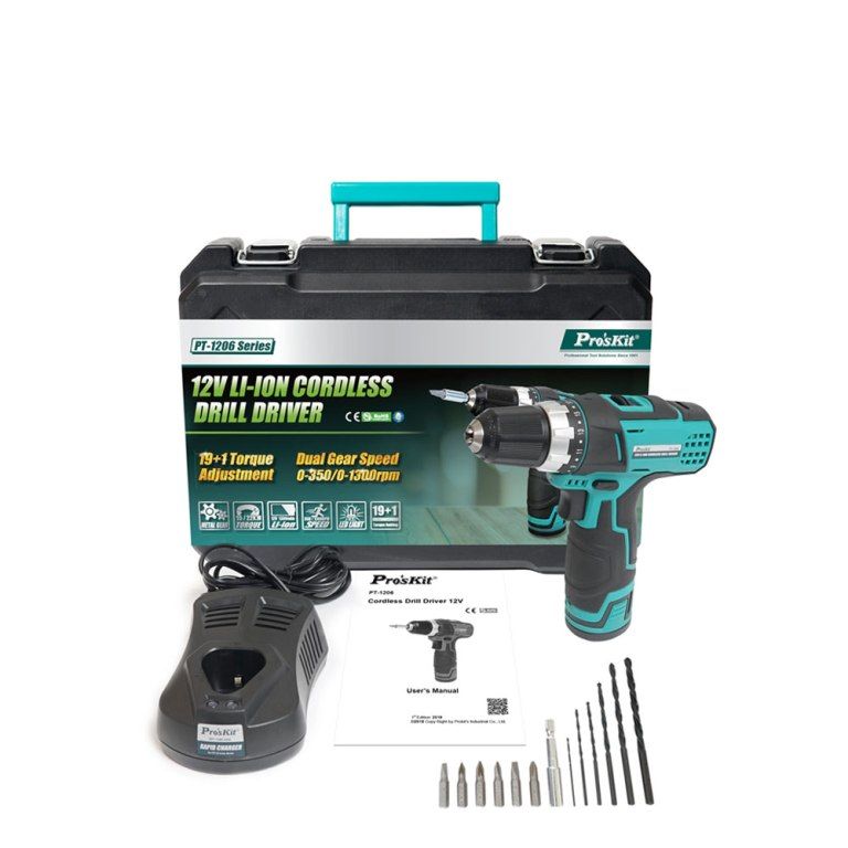Máy vặn vít dùng pin Pro'skit PT-1206F