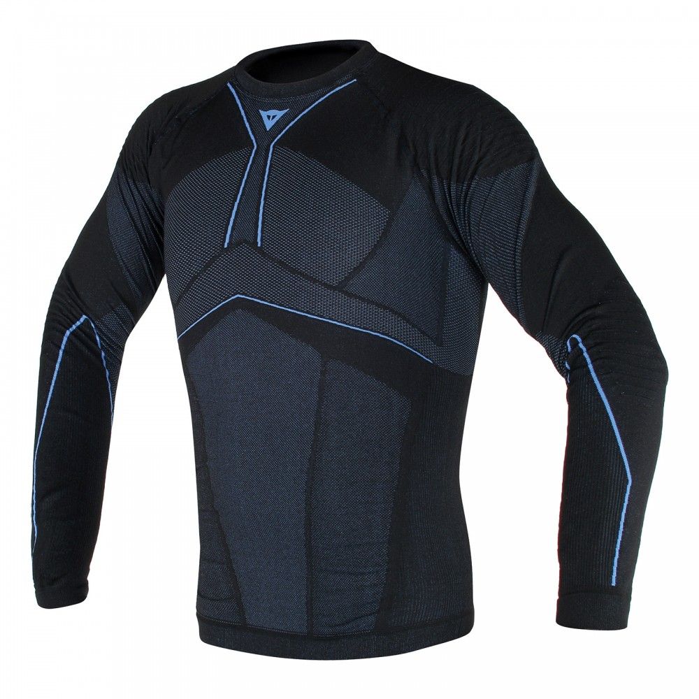 D-CORE AERO TEE LS 607 BLACK/COBALT-BLUE
