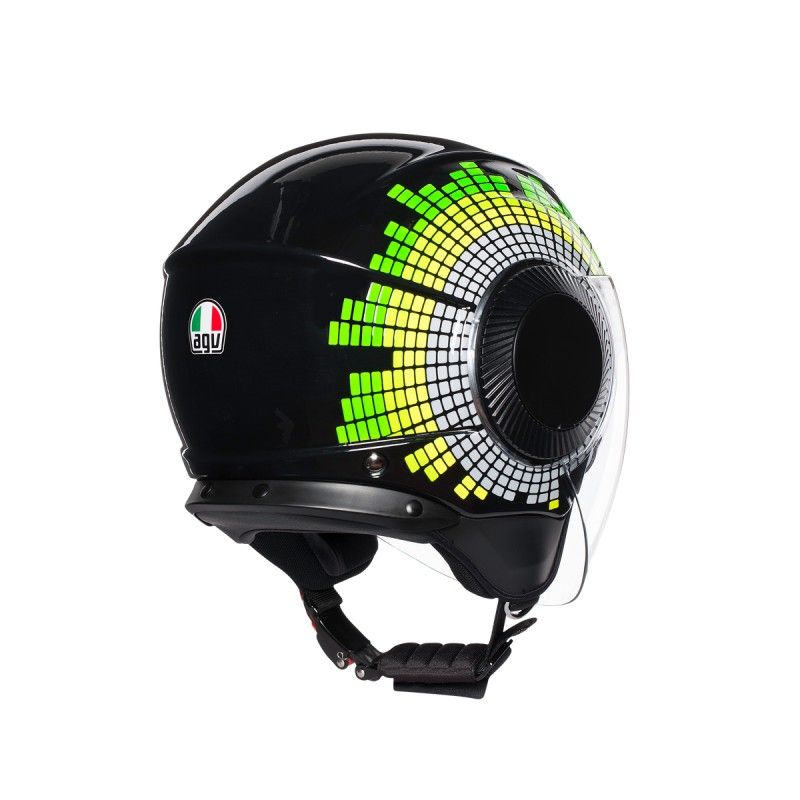 AGV ORBYT GINZA BLACK/YELLOW/GREEN